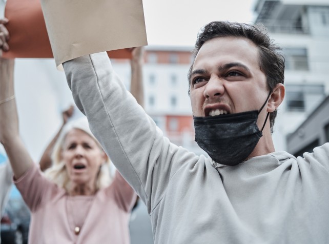 Enraged health workers bring strike to premier's d