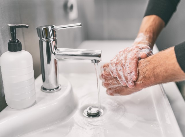 States wash hands of 40,000 bathtubs worth of sani